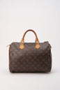 Louis Vuitton 30 Speedy Bag In Brown Monogram Coated Canvas