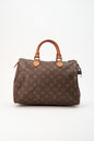 Louis Vuitton 30 Speedy Bag In Brown Monogram Coated Canvas