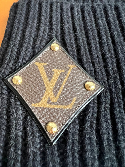 Louis Vuitton Black Beanie Noir