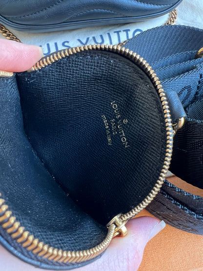 Louis Vuitton Black New Wave Multi Pochette (RRP £2070)