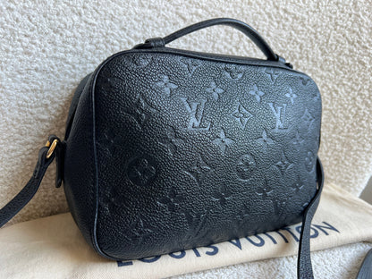 Louis Vuitton Saintonge Black Empreinte