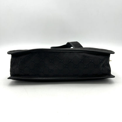 Gucci Black GG Canvas Crossbody Bag gu9909cc