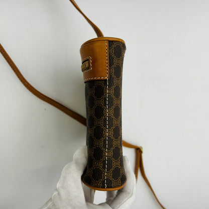 CELINE Macadam Blason Front zipper Crossbody Shoulder bag WD228493