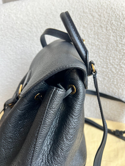 Louis Vuitton Montsouris Backpack Black Empreinte