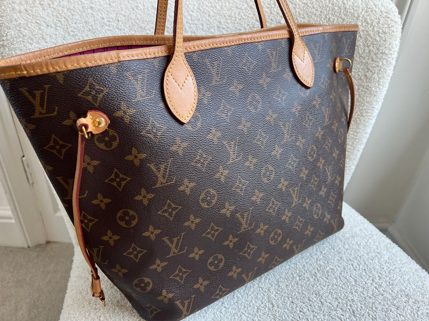 Louis Vuitton Neverfull MM Monogram Pivoine (RRP £1,430)