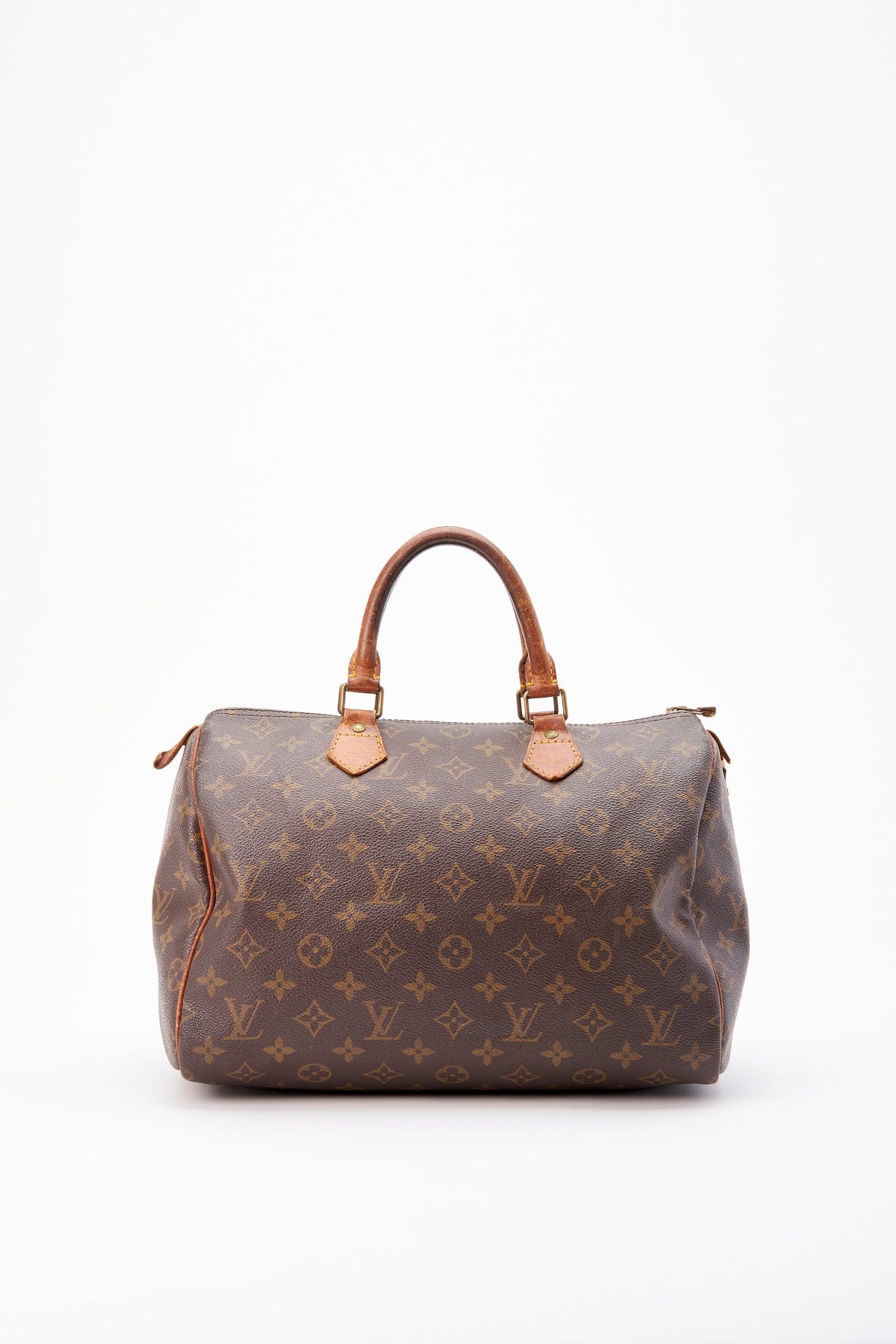 Louis Vuitton 30 Speedy Bag In Brown Monogram Coated Canvas