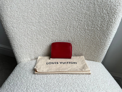 Louis Vuitton Zippy Coin Purse in Red Epi (RRP £390)