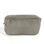Dior business bag leather gray Pouch logo mens