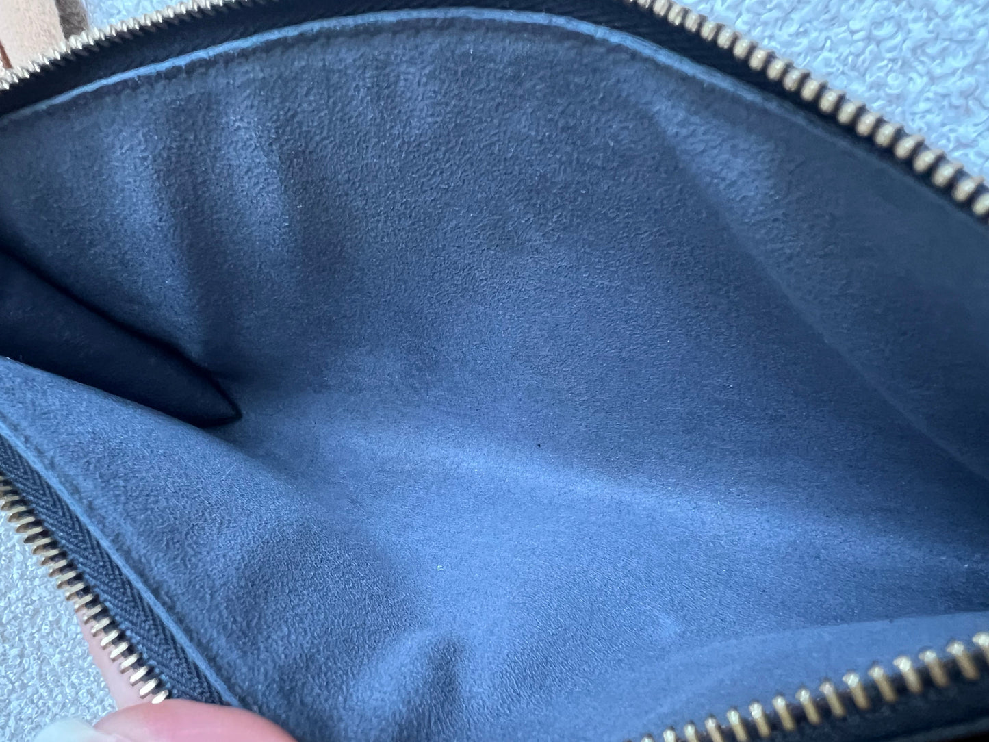 Louis Vuitton Vintage Black Epi Leather Pochette