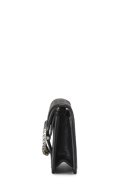 Gucci,  Black Denim Dionysus Crossbody Super Mini, Black
