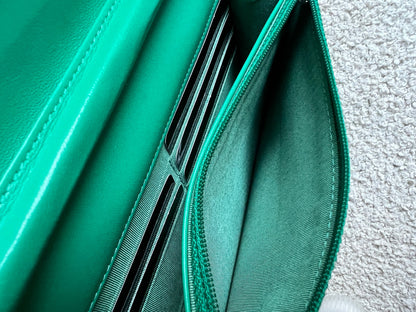 Chanel Turquoise Lambskin Wallet on Chain (RRP £2,930)