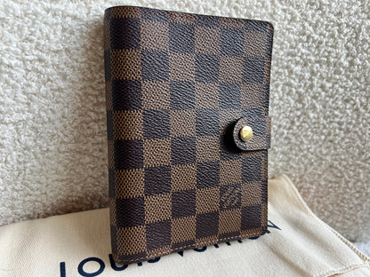 Louis Vuitton Damier Ebene Small Ring Agenda Cover (RRP £290)