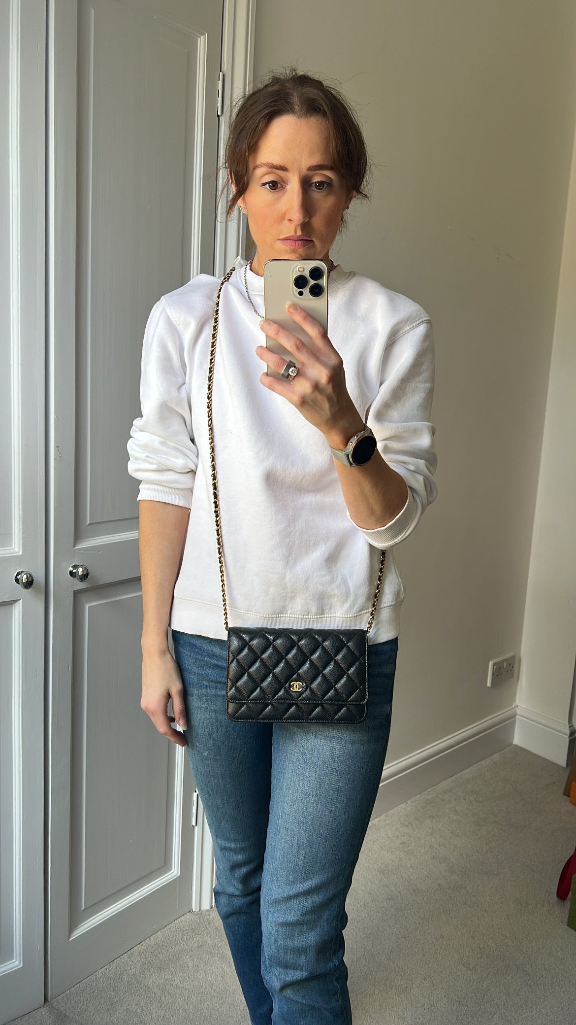 Chanel Black Caviar Wallet on Chain (RRP £2,930)