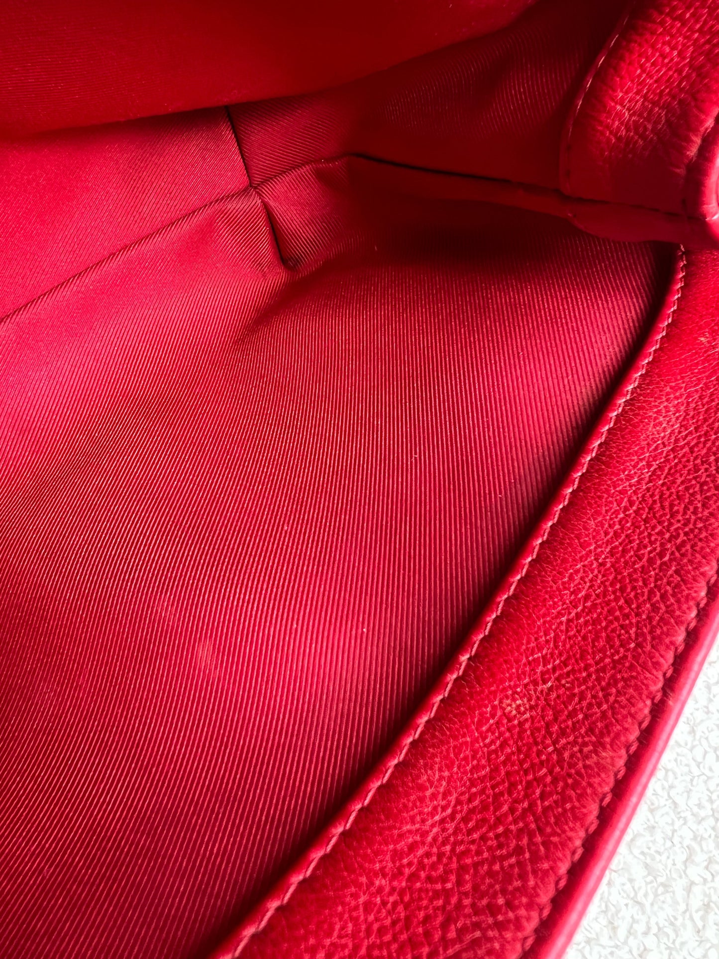 Louis Vuitton Red Mylockme II BB Bag