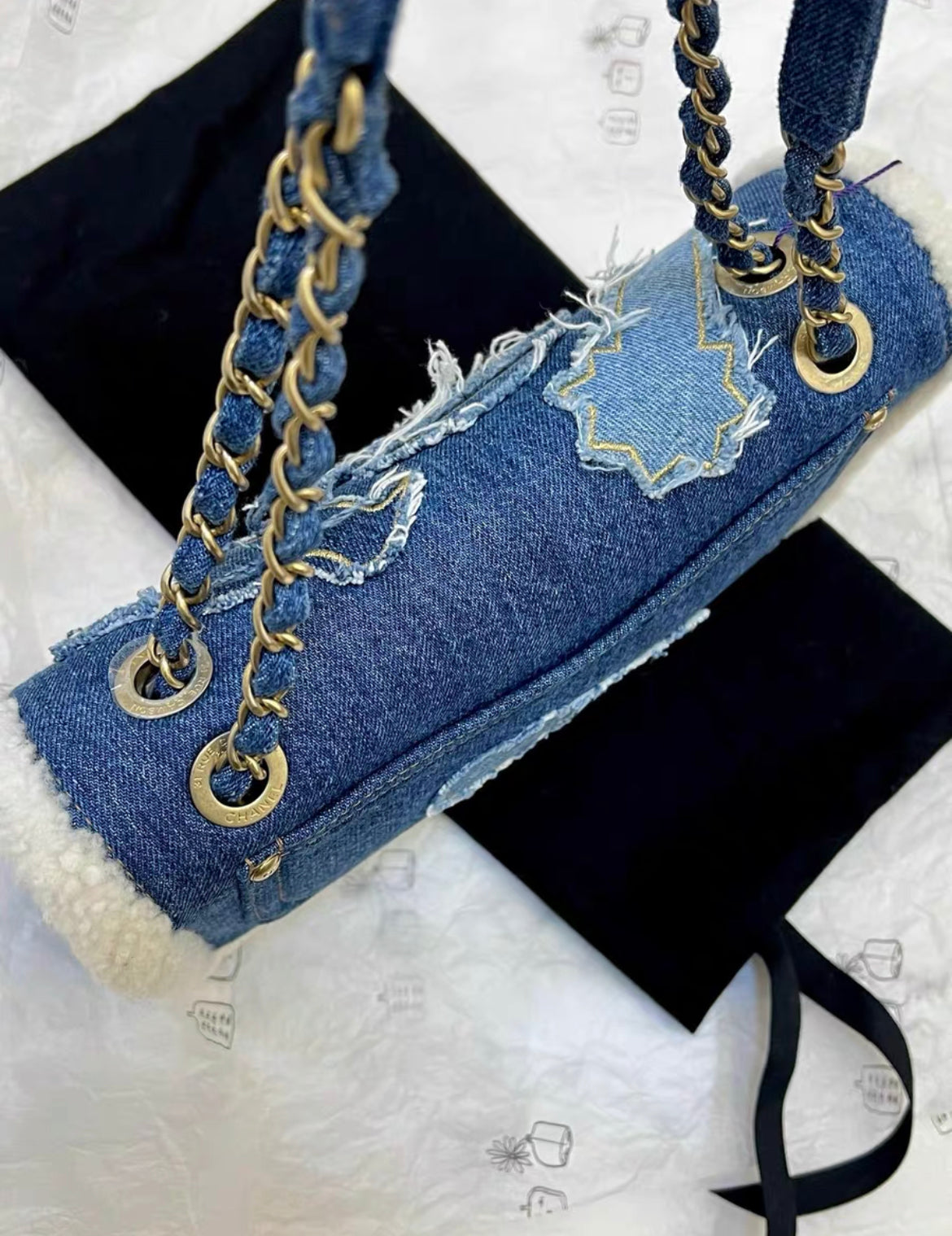 Chanel Classic Flap Gold Shoulder Bag Gold