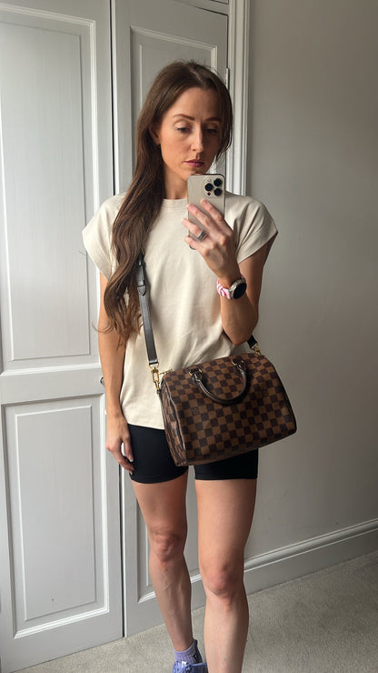 Louis Vuitton Speedy 25 Bandouliere Damier Ebene (RRP £1,470)