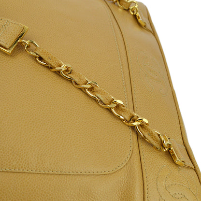 Chanel Beige Caviar Triple CC Backpack