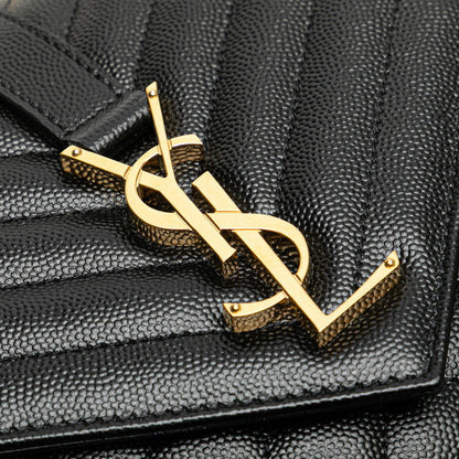 Saint Laurent Envelope Leather 2Way Bag