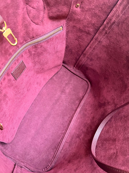 Louis Vuitton Neverfull MM Wine Empreinte (RRP £1,970)