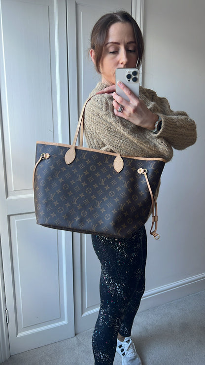 Louis Vuitton Neverfull MM Monogram Pivoine (RRP £1,430)