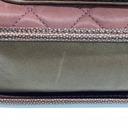 Chanel Cambridge Fabric Leather Shoulder Bag
