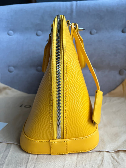 Louis Vuitton Alma PM Citron Yellow Epi (RRP £1780)