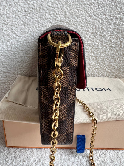 Louis Vuitton Felicie Pochette Damier Ebene (RRP £1110)
