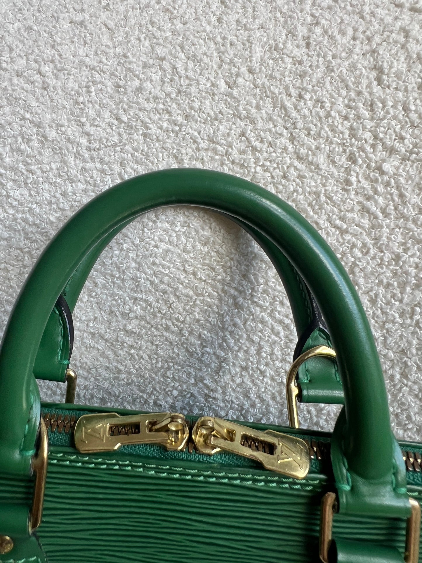 Louis Vuitton Alma PM Green Epi