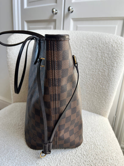 Louis Vuitton Neverfull MM Damier Ebene Cherry Interior (RRP £1,430)