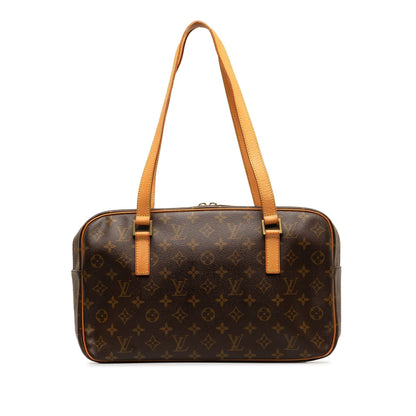 Brown Louis Vuitton Monogram Cite MM Shoulder Bag