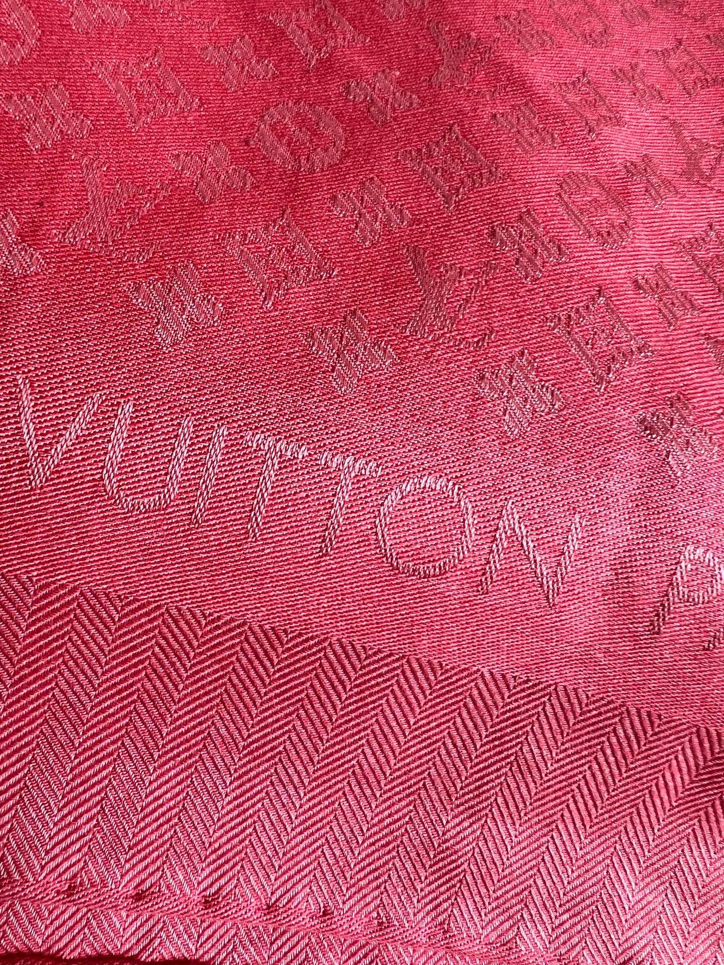 Louis Vuitton Pink Monogram Shawl