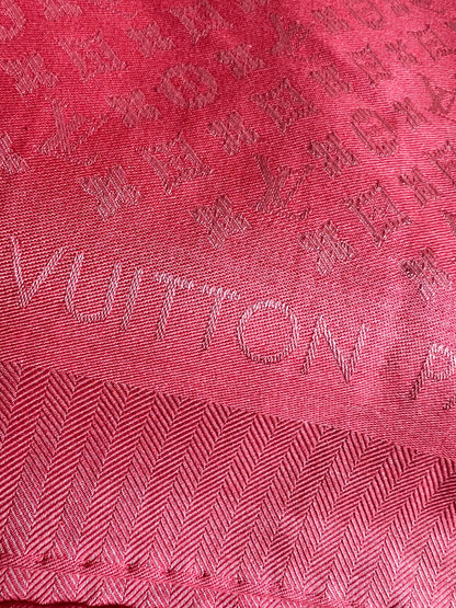 Louis Vuitton Pink Monogram Shawl