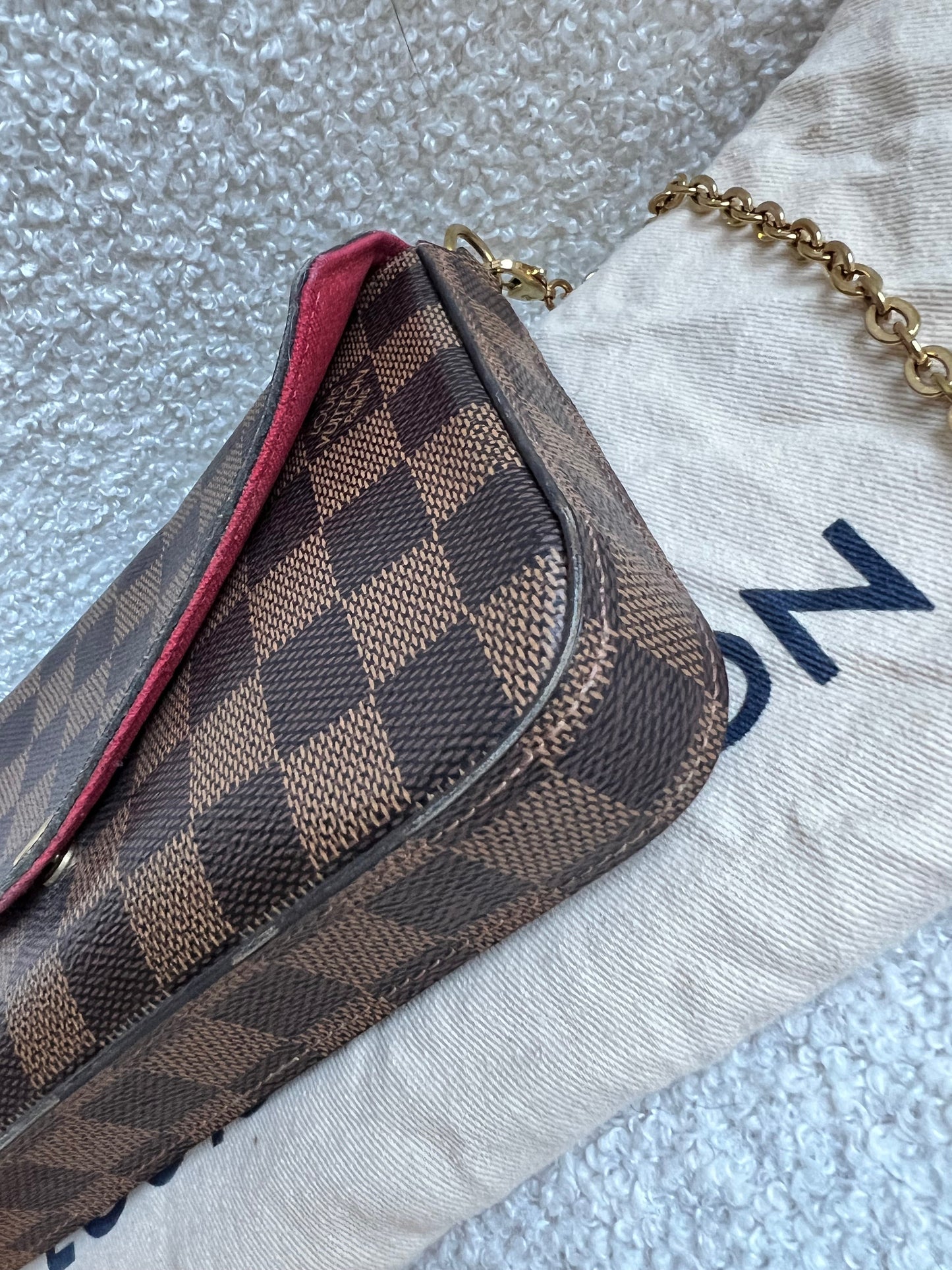 Louis Vuitton Felicie Pochette Damier Ebene (RRP £1090)
