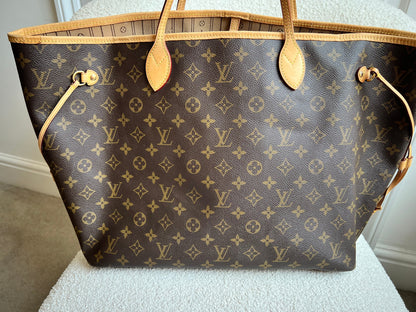 Louis Vuitton Neverfull GM Monogram Beige Interior (RRP £1,460)