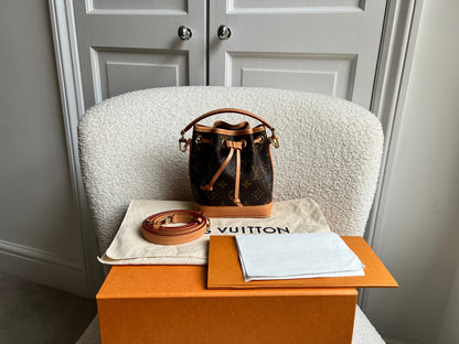 Louis Vuitton Nano Noe Bucket Bag Monogram (RRP £1420)