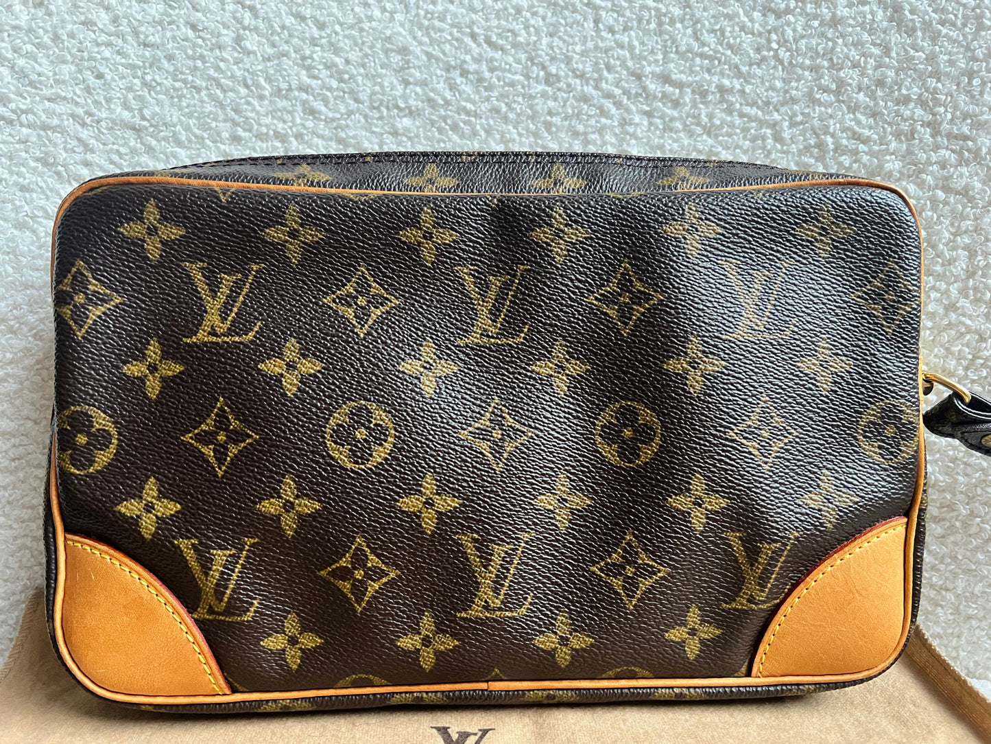 Louis Vuitton Vintage Marly Dragonne Clutch Monogram