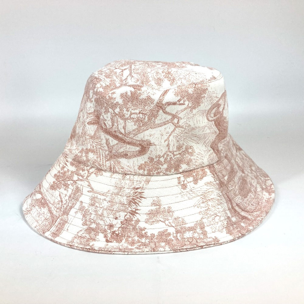 Dior hat 02TOJ924I130 cotton pink Hat Hat Bucket Hat Bob Hat Toile de Jui Women 59