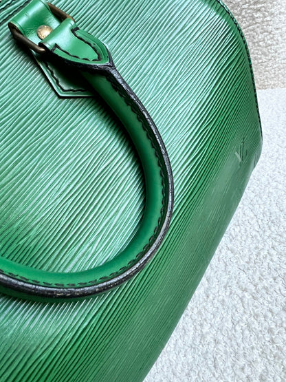 Louis Vuitton Speedy 30 Green Epi
