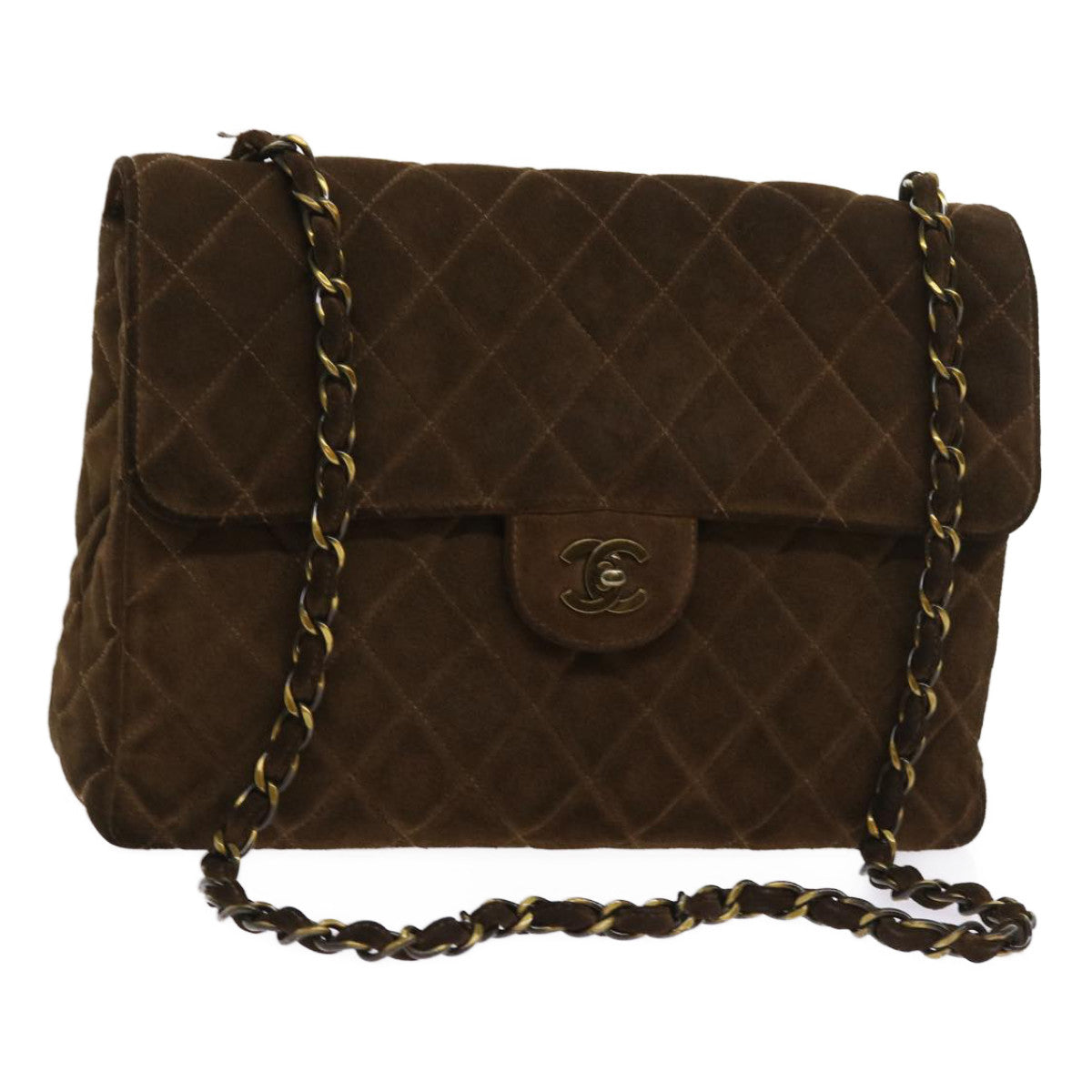Chanel Brown Chain Shoulder Bag