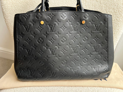 Louis Vuitton Montaigne GM in Black Monogram Empreinte (RRP £2230)