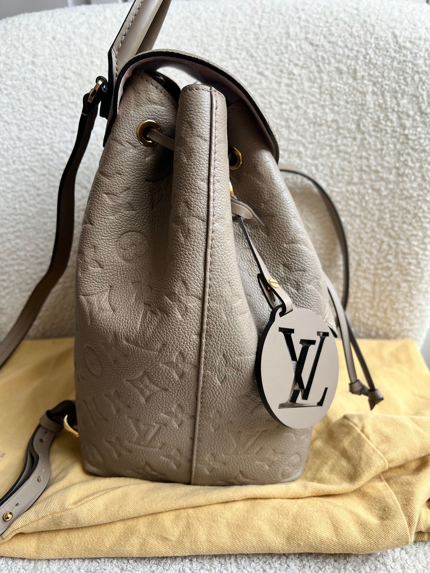 Louis Vuitton Tourterelle Montsouris Backpack Empreinte (RRP £2170)