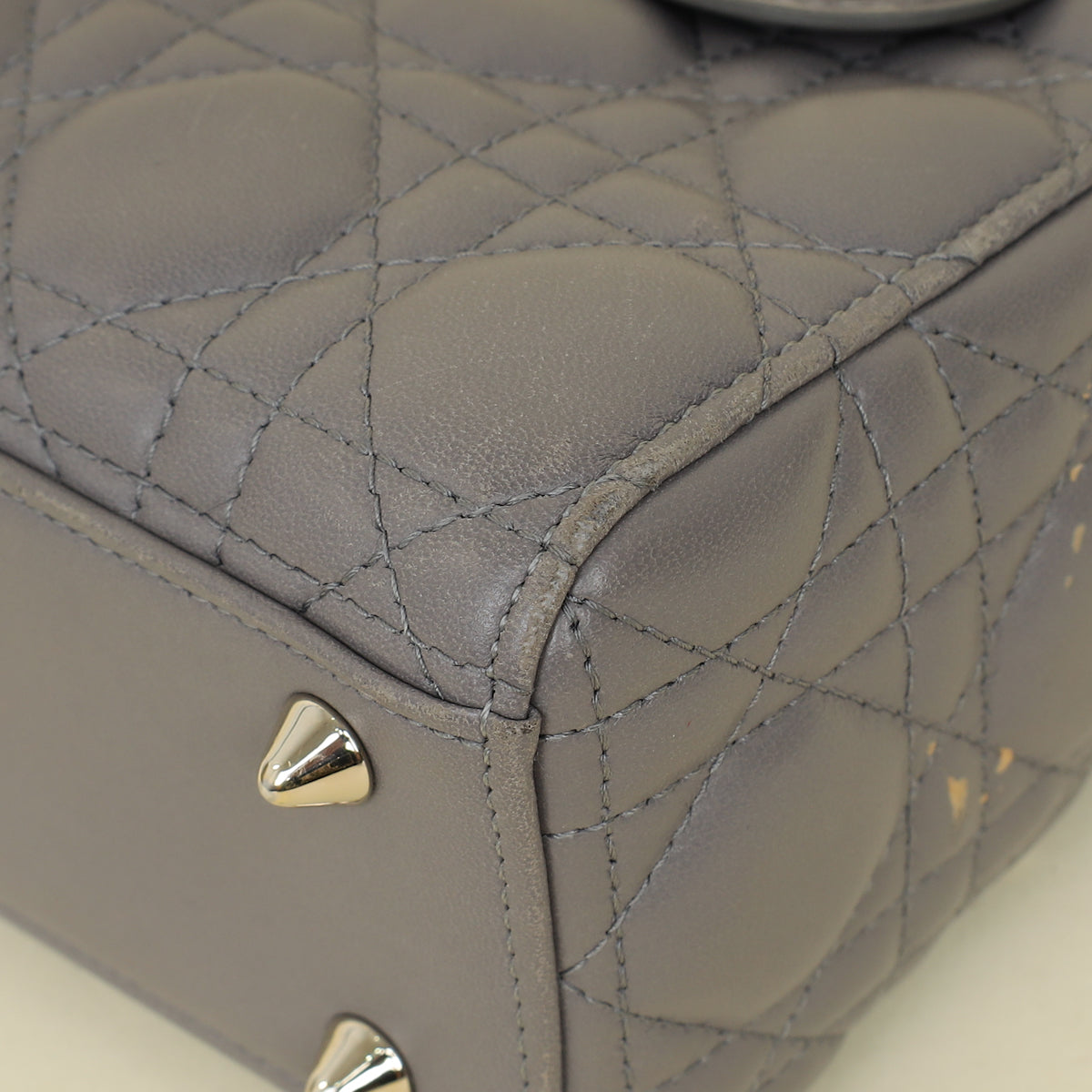 Dior Lady Dior Leather Handbag Style 87