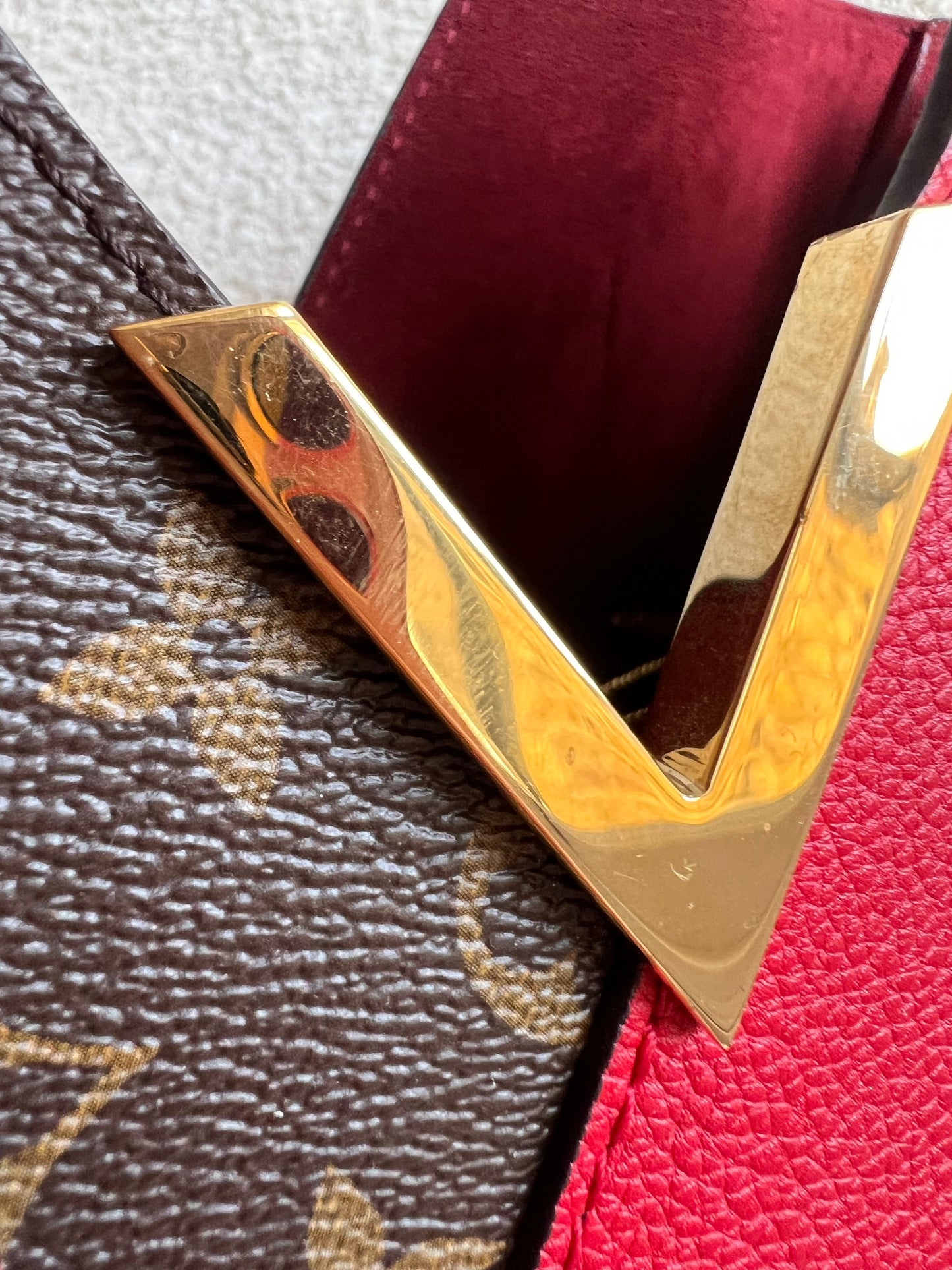Louis Vuitton Kimono Bag Monogram and Red