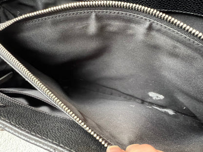 Chanel Black Caviar Grand Shopper Tote (GST) Silver Hardware