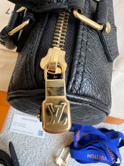Louis Vuitton Speedy Nano Black Empreinte (RRP £1540)