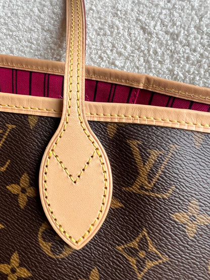 Louis Vuitton Neverfull MM Monogram Pivoine (RRP £1,430)
