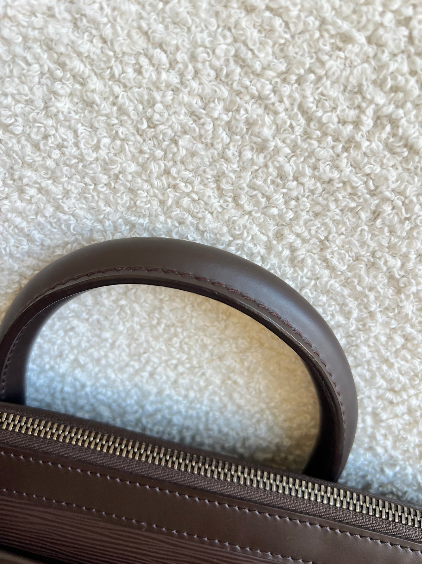 Louis Vuitton Dhanura PM Dark Brown Epi Leather