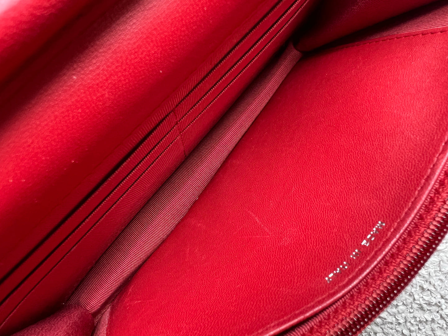 Chanel Red Lambskin Wallet on Chain (RRP £2,930)