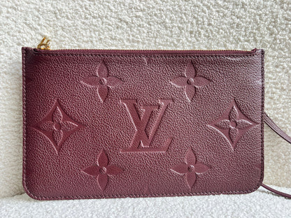 Louis Vuitton Pouch (from Neverfull) Wine Empreinte