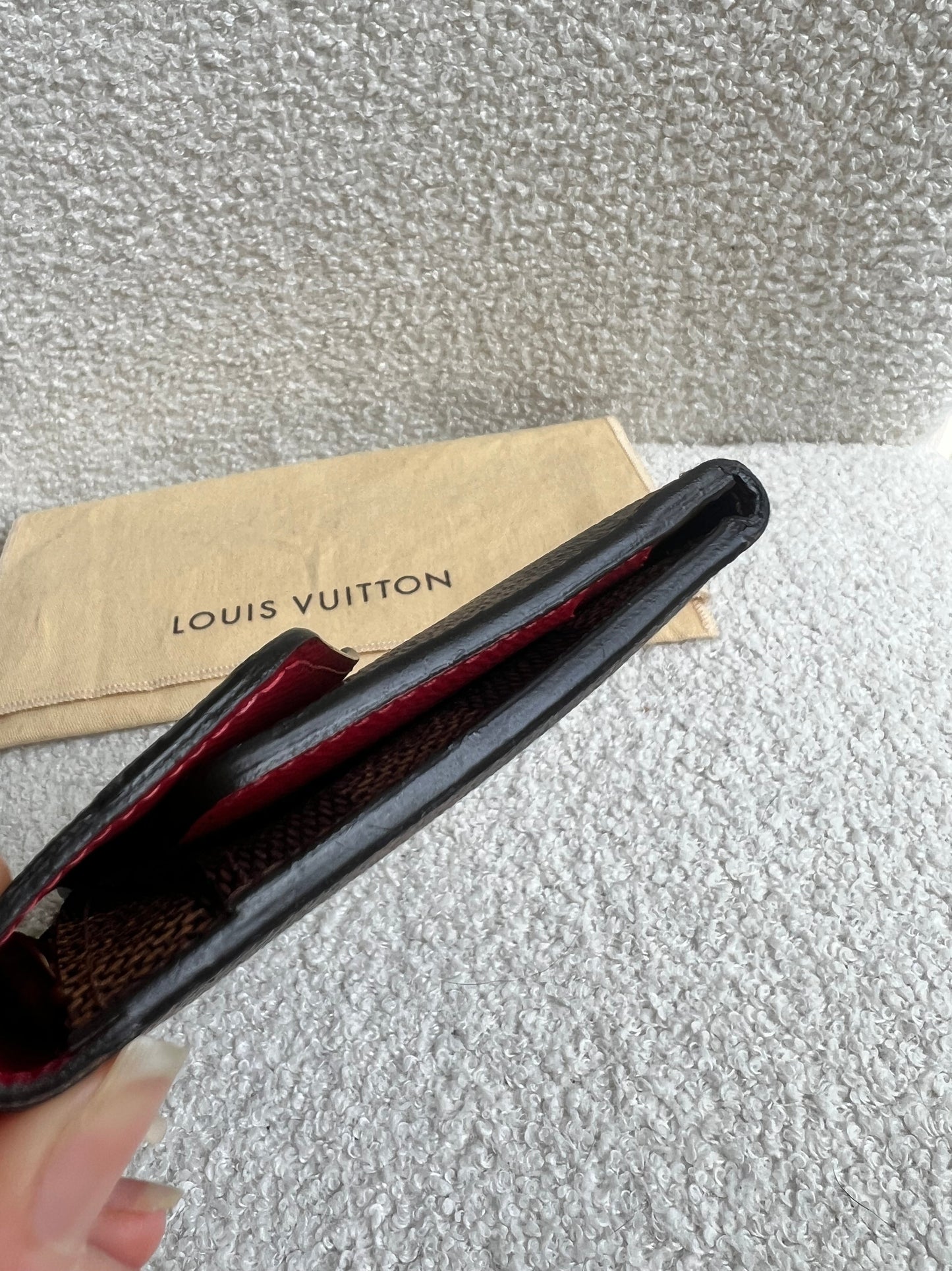 Louis Vuitton Josephine Wallet in Damier Ebene (RRP £370)